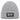 Mir reicht’s, ich gehe zum Wildcampen – Rippstrick-Beanie in Grau meliert, Ansicht 1 #farbe_grau-meliert