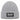 Mir reicht’s, ich mach Winterschlaf – Rippstrick-Beanie in Grau meliert, Ansicht 1 #farbe_grau-meliert