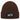 Hundekopf Boston Terrier – Rippstrick-Beanie in Braun, Ansicht 1 #farbe_braun
