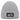 Hundekopf Boston Terrier – Rippstrick-Beanie in Grau meliert, Ansicht 1 #farbe_grau-meliert