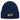Hundekopf Boston Terrier – Rippstrick-Beanie in Navy, Ansicht 1 #farbe_navy