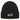 Hundekopf Boston Terrier – Rippstrick-Beanie in Schwarz, Ansicht 1 #farbe_schwarz