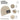 Hundekopf Chihuahua – Rippstrick-Beanie in Beige, Ansicht 4 #farbe_beige
