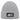 Hundekopf Dalmatiner – Rippstrick-Beanie in Grau meliert, Ansicht 1 #farbe_grau-meliert