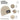 Hundekopf Havaneser – Rippstrick-Beanie in Beige, Ansicht 4 #farbe_beige