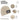 Hundekopf Pomsky – Rippstrick-Beanie in Beige, Ansicht 4 #farbe_beige