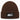Hundekopf Zwergspitz – Rippstrick-Beanie in Braun, Ansicht 1 #farbe_braun