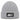 Hundekopf Zwergspitz – Rippstrick-Beanie in Grau meliert, Ansicht 1 #farbe_grau-meliert