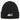 Hundekopf Zwergspitz – Rippstrick-Beanie in Schwarz, Ansicht 1 #farbe_schwarz