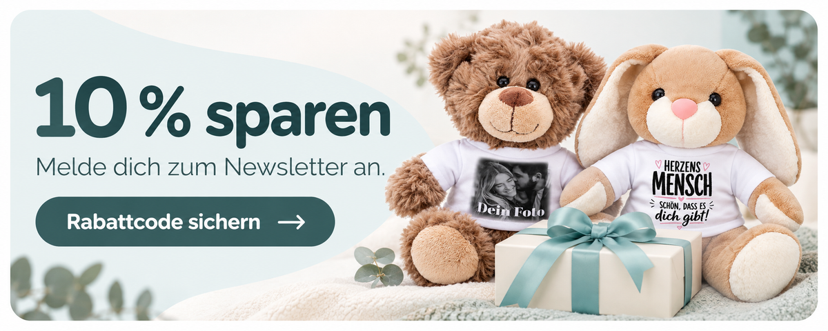 10 % sparen – Melde dich zum Newsletter an. Rabattcode sichern.