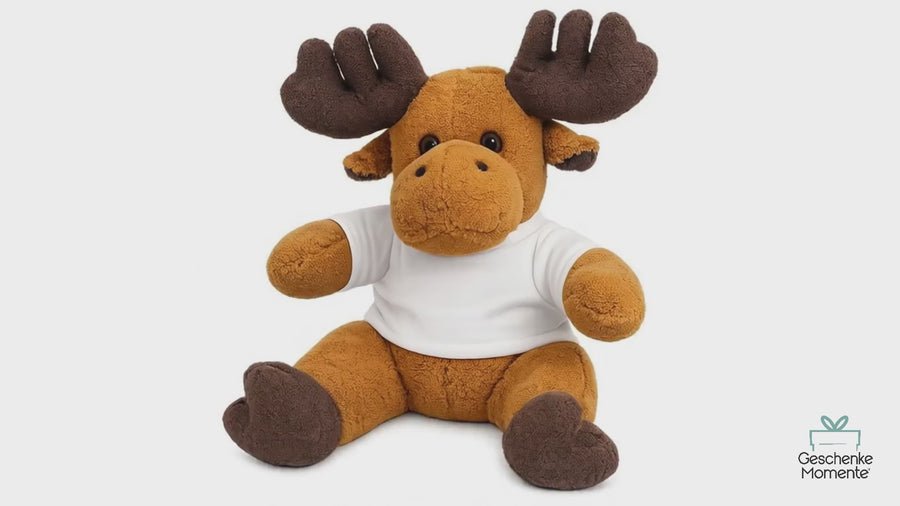 Personalisiertes Kuscheltier Elch im Video