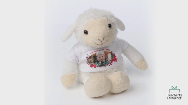 Personalisiertes Kuscheltier Schaf im Video